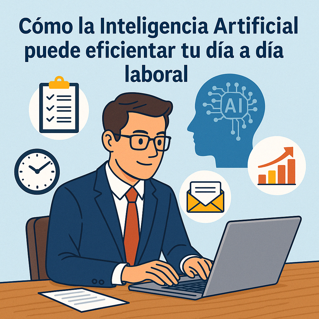 Cómo la Inteligencia Artificial puede eficientar tu día a día laboral