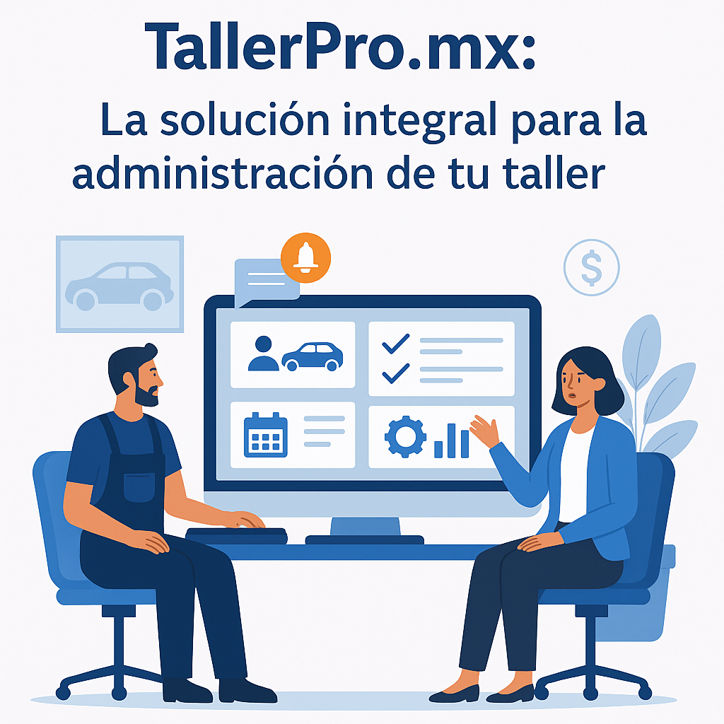 TallerPro.mx: La Solución Integral para la Administración de tu Taller Mecánico